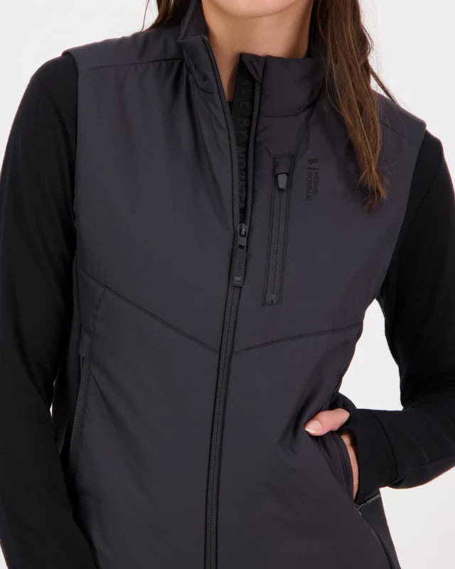 MONS WOMENS ARETE MERINO INSULATION VEST - Black