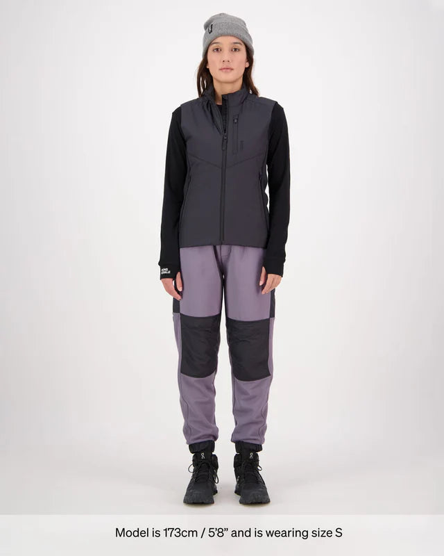 MONS WOMENS ARETE MERINO INSULATION VEST - Black