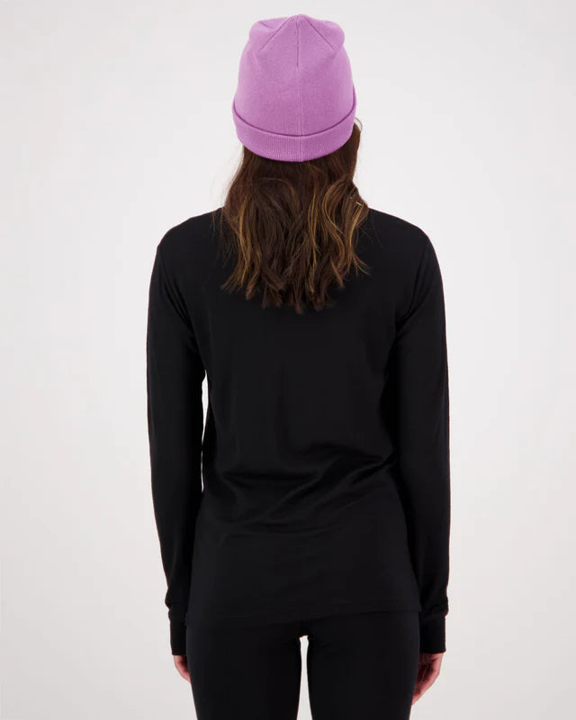 MONS ROYALE - Yotei Merino Classic Long Sleeve - BLACK