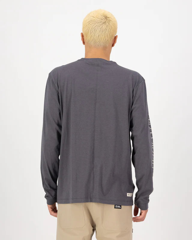 MONS ROYALE MENS YONDER LONG SLEEVE - Vintage Black