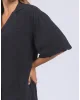 FOXWOOD MADELEINE SHIRT DRESS - Black