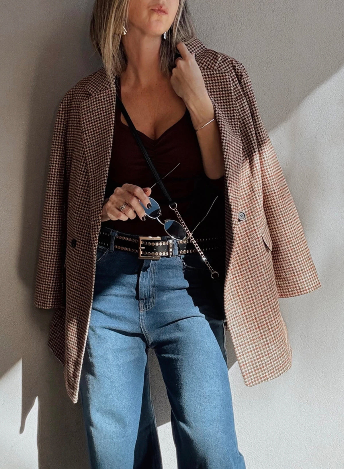 PRICKLE & POLLY - Houndstooth Blazer