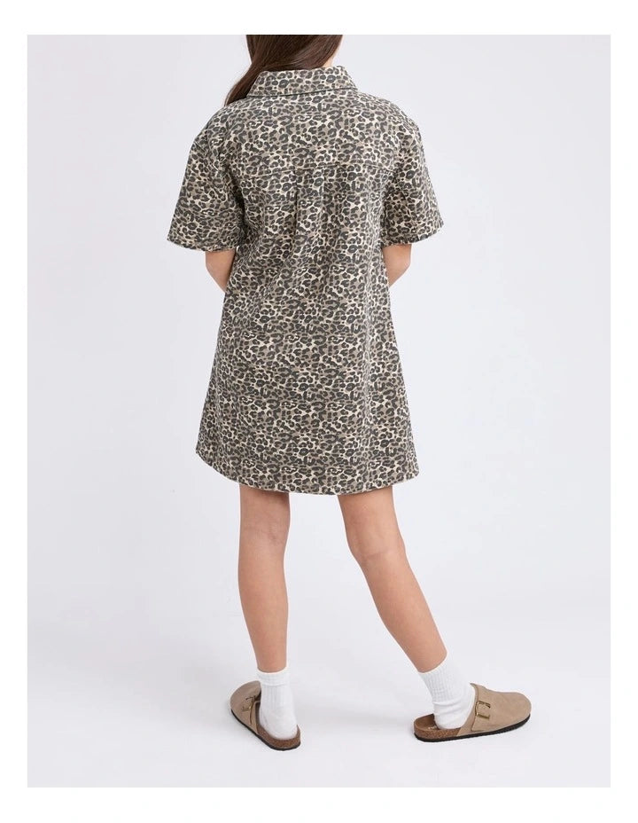 EVE GIRL HOLLY DRESS - Leopard
