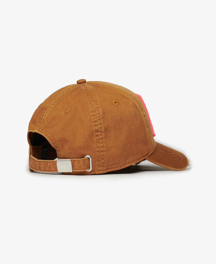 SUPERDRY - GRAPHIC TRUCKER CAP - DENIM CO TOBACCO BROWN