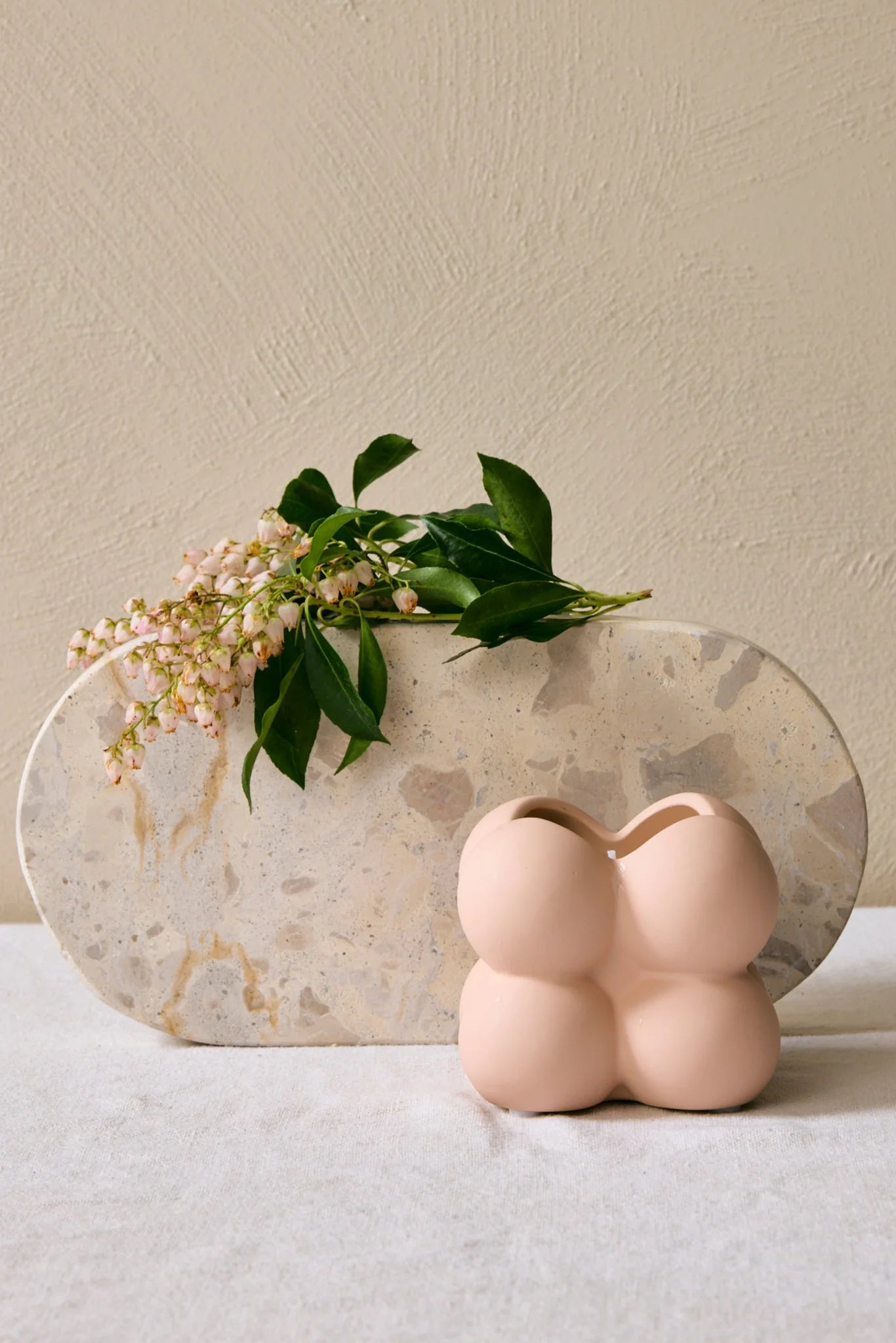 BUBBLE CUBE SOY WAX CANDLE - Pink