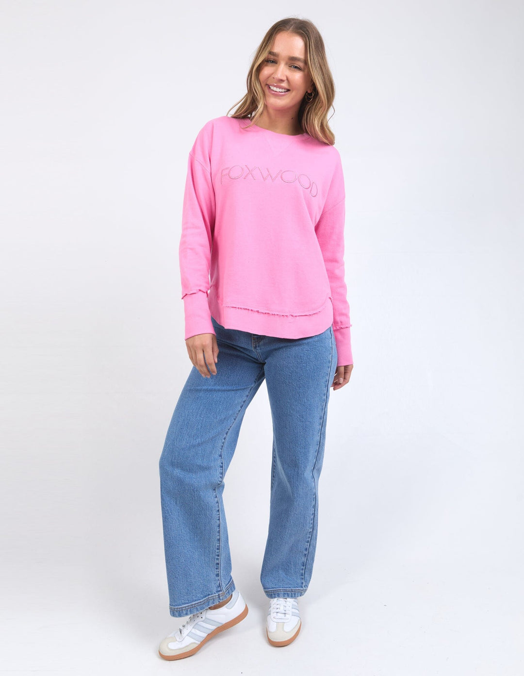 FOXWOOD SIMPLIFIED METALLIC CREW BUBBLEGUM