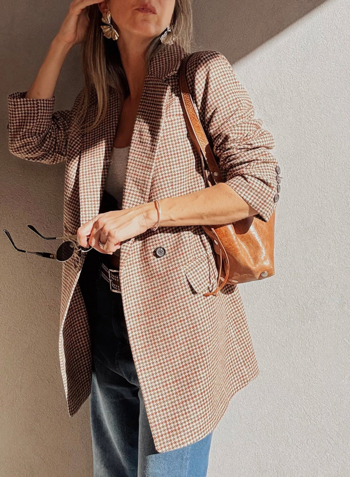 PRICKLE & POLLY - Houndstooth Blazer