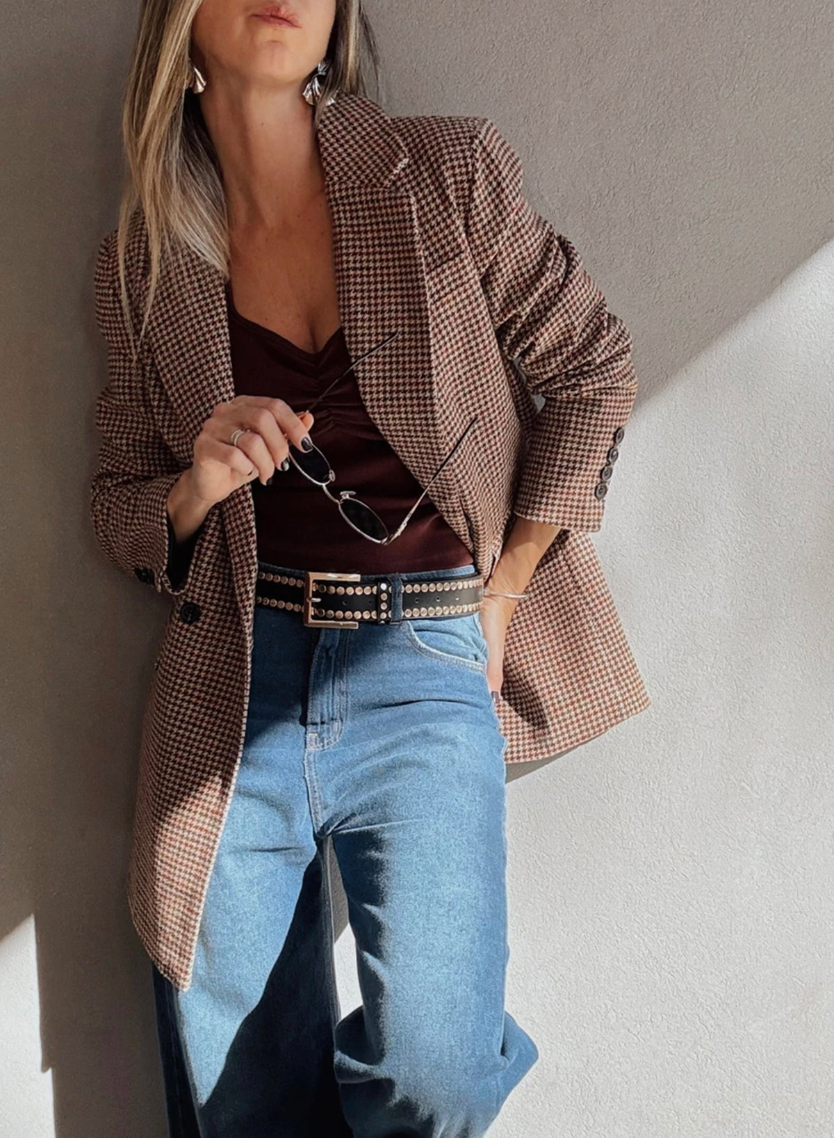 PRICKLE & POLLY - Houndstooth Blazer