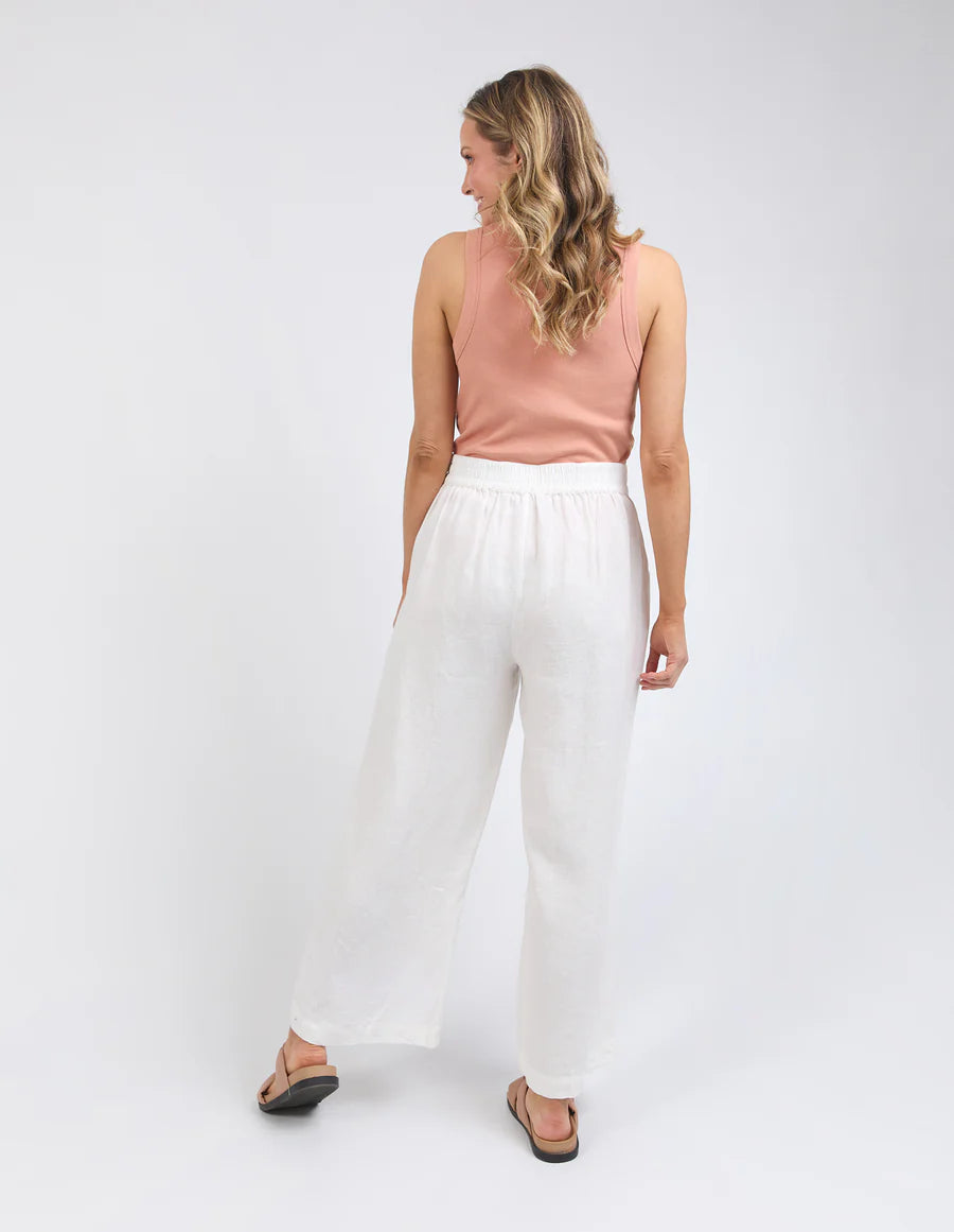 FOXWOOD ELINA WIDE LEG PANT - VINTAGE WHITE