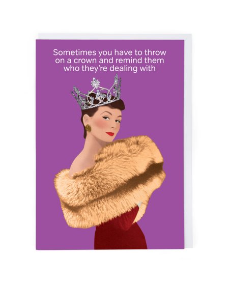 CATH TATE CARDS - Crown