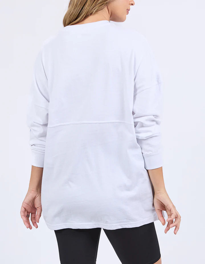 FOXWOOD CODED L/S TEE - White