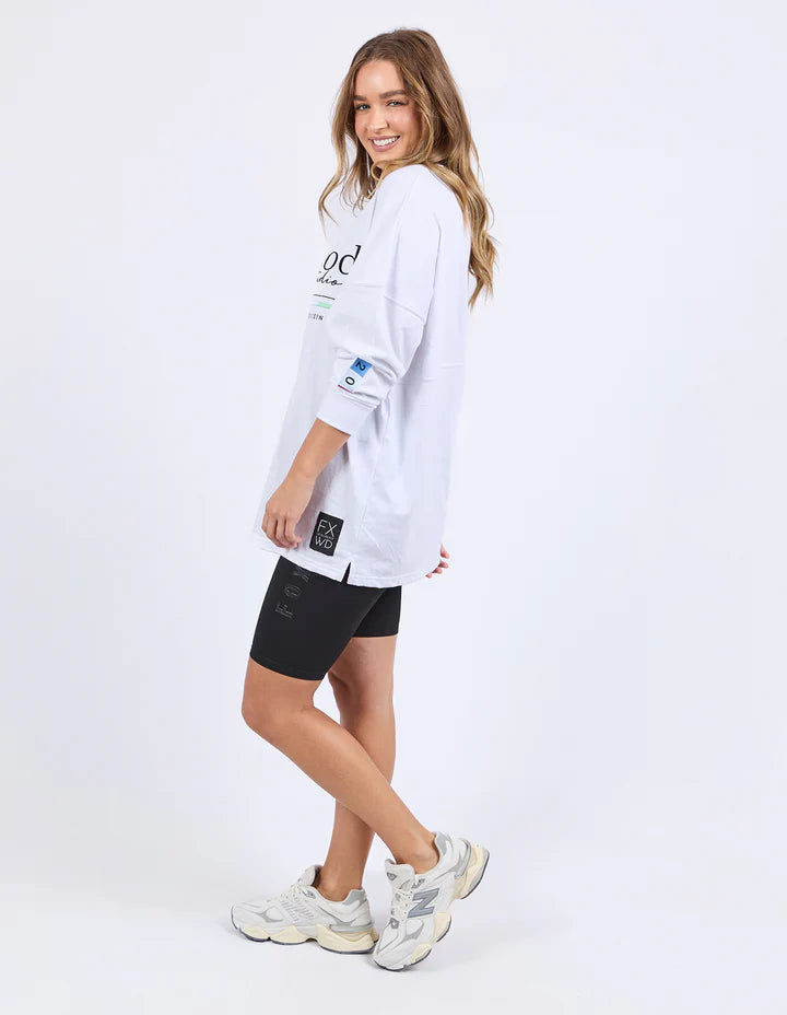 FOXWOOD CODED L/S TEE - White