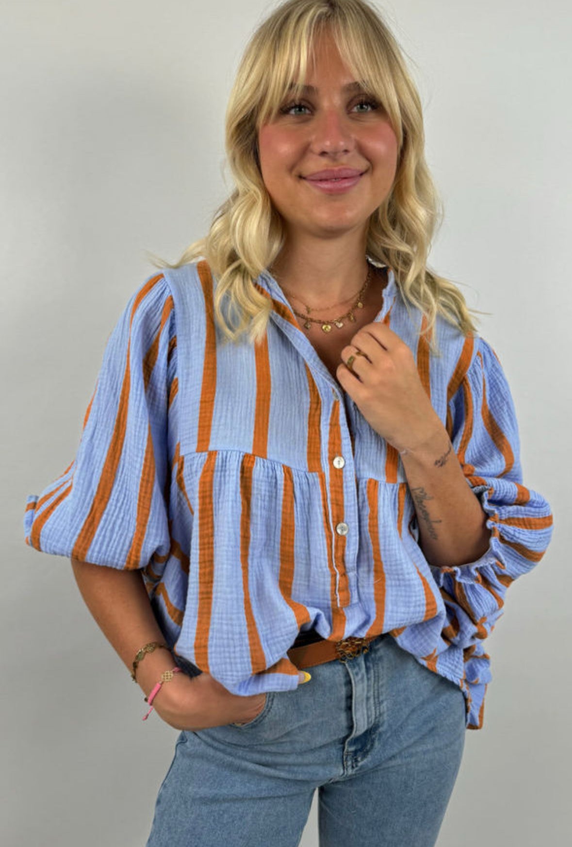 PRICKLE & POLLY - Candy Top - blue