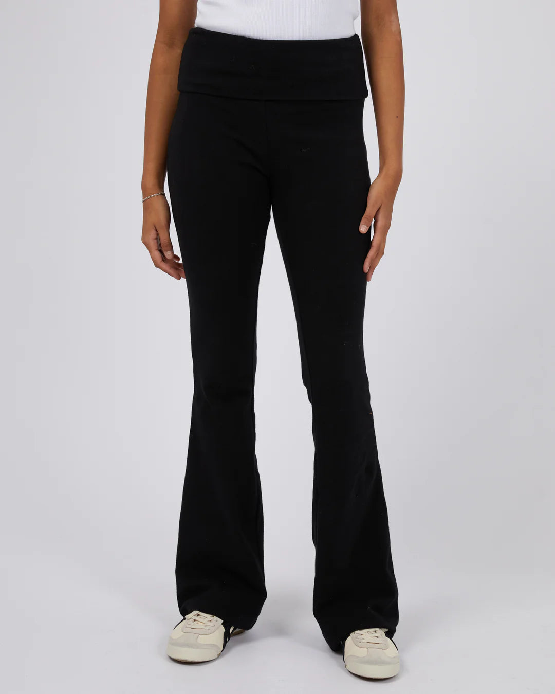 SILENT THEORY ELINA FLARE PANT - BLACE