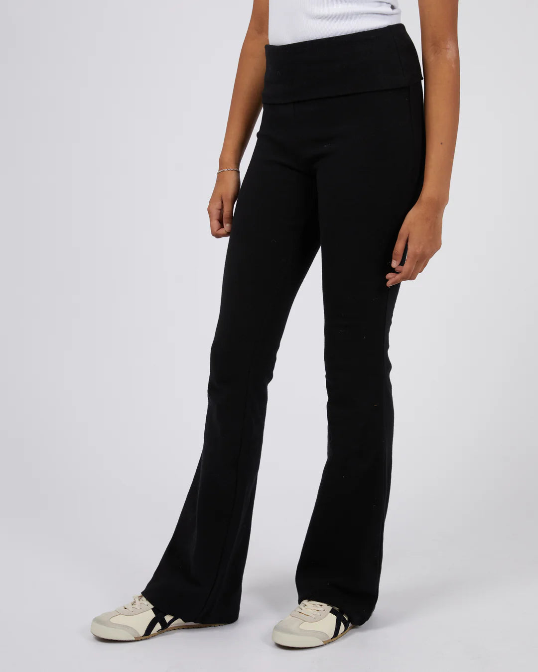 SILENT THEORY ELINA FLARE PANT - BLACE