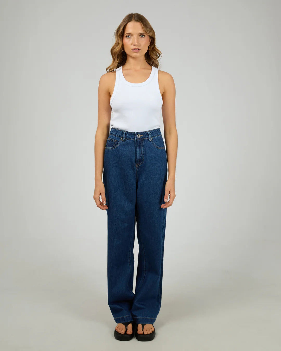 SILENT THEORY ASTER PANT - Dark Blue