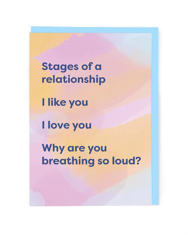 CATH TATE CARDS - STAGES OF A RELATIONSHIP