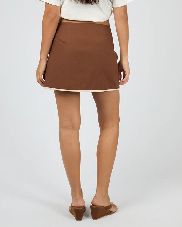 JORGE TYLER SKIRT - Brown
