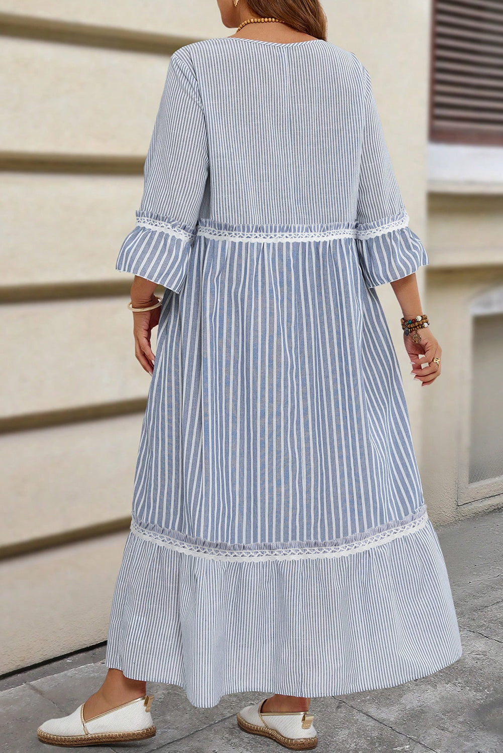 THE REPUBLIC CO - Detail Stripe Dress