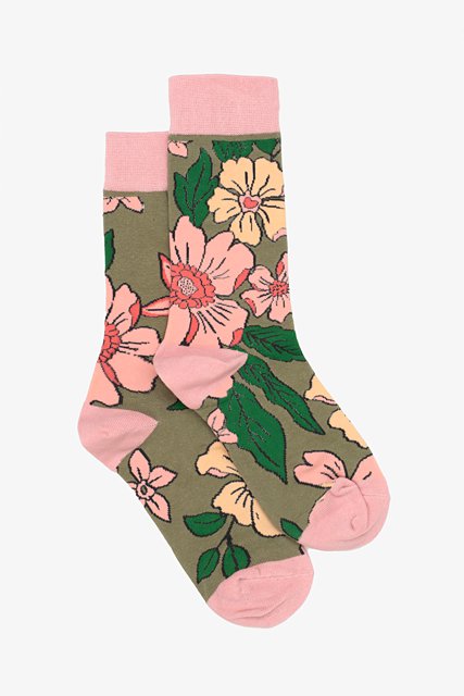 ANTLER SOCKS - FLOWER MARKET - PINK