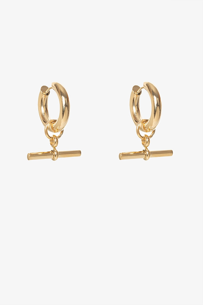 ANTLER EARRINGS - FOB - Gold