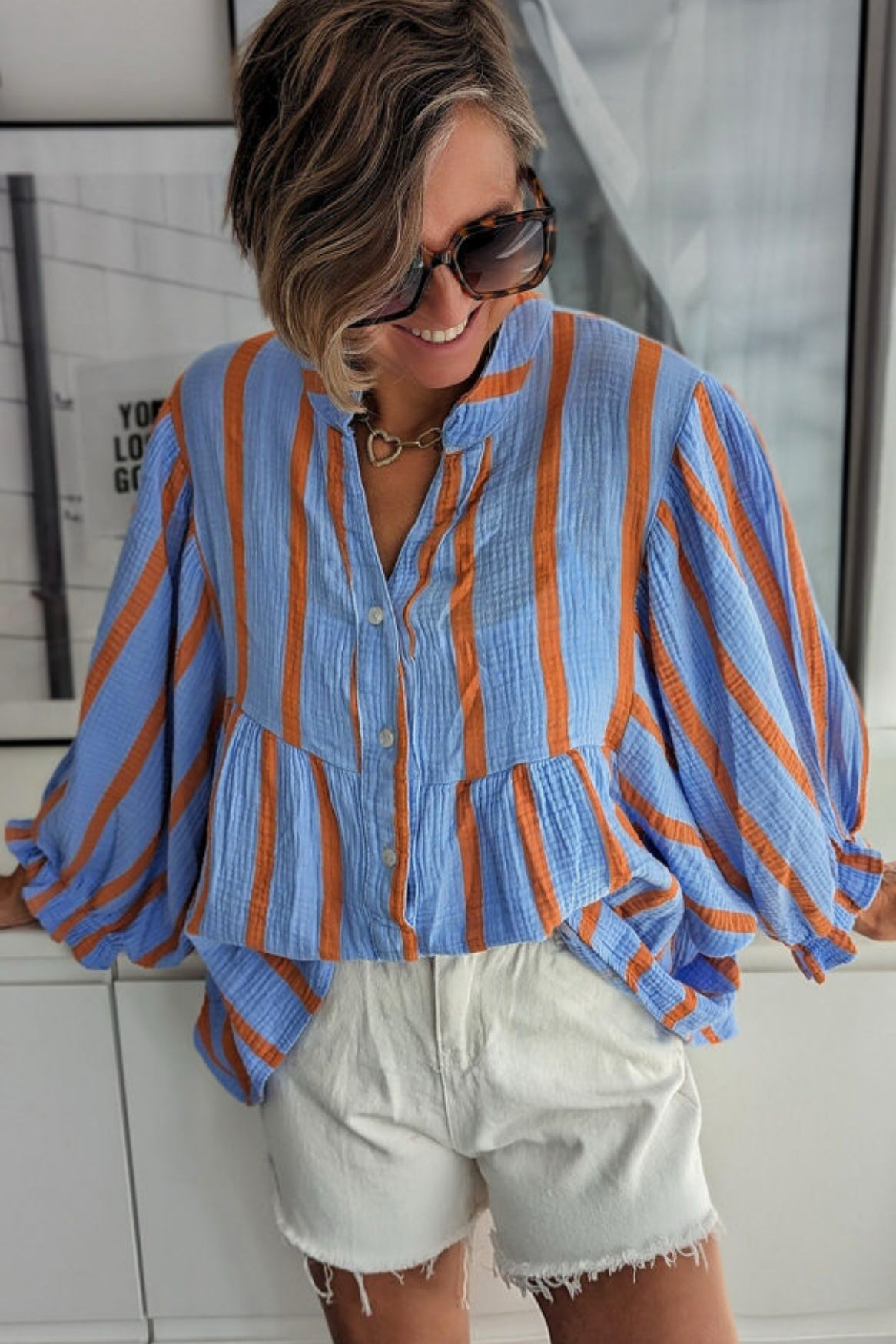 PRICKLE & POLLY - Candy Top - blue