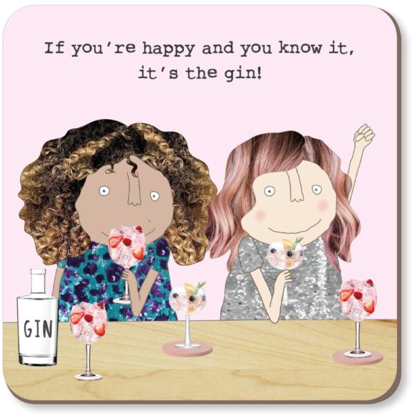ROSIE MADE A THING COASTER - Happy Gin
