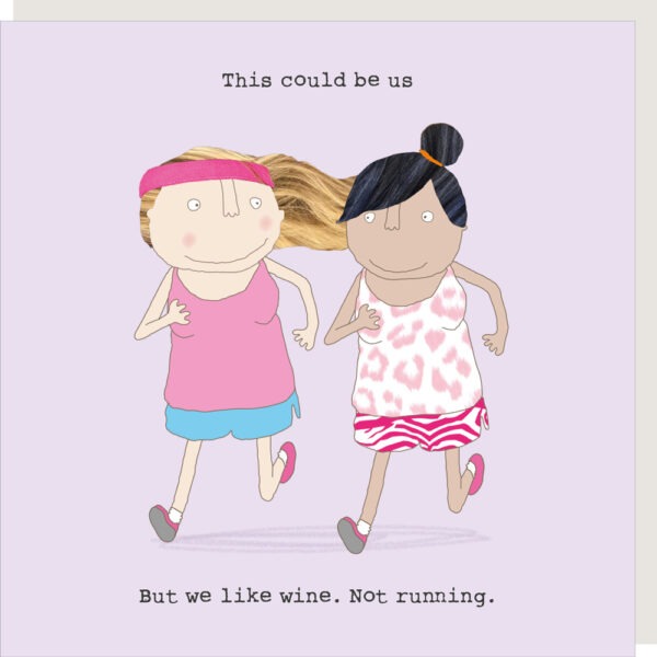 ROSIE MADE A THING CARDS - Wine not running
