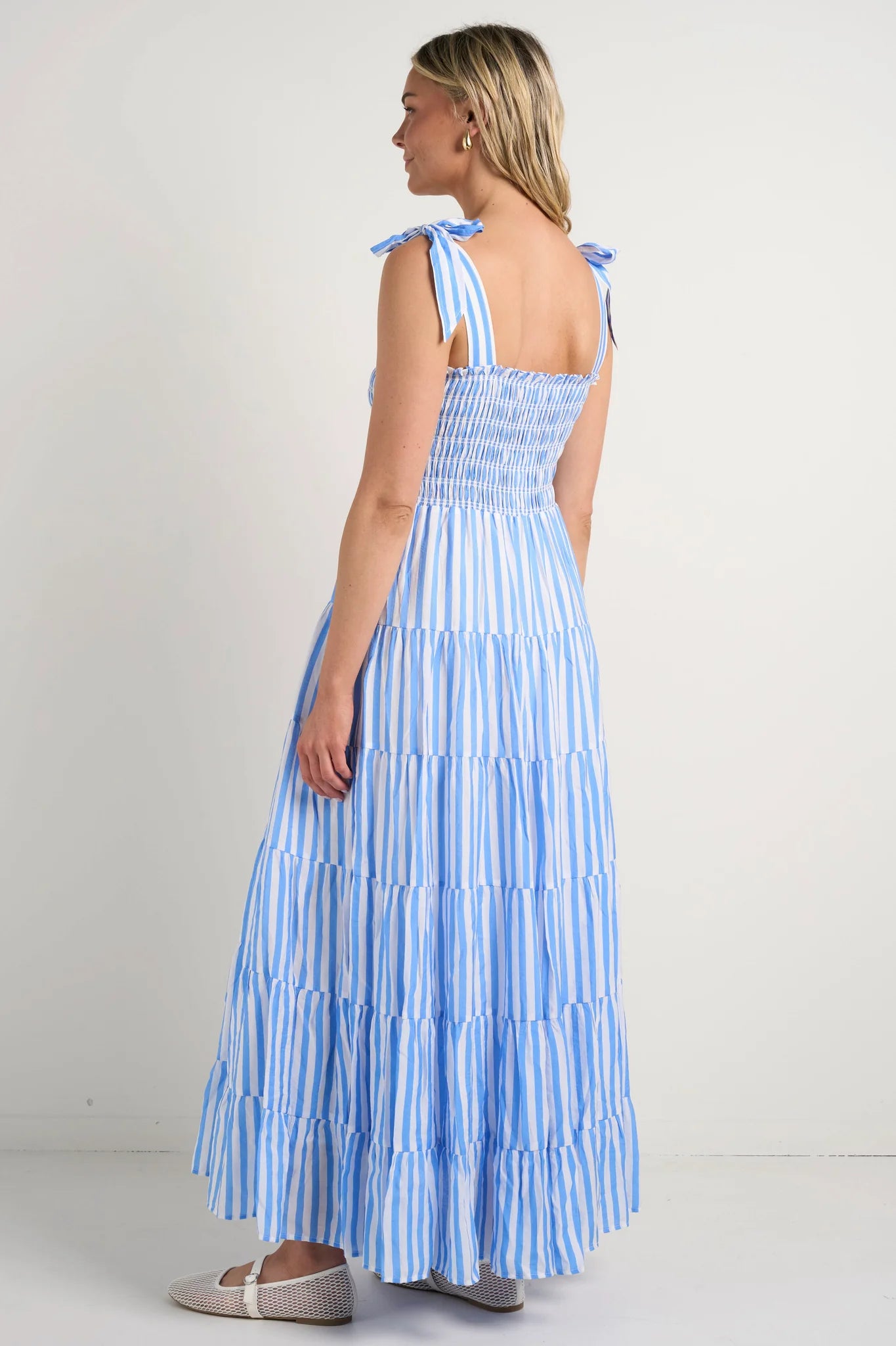 IVY + JACK ISABELLA MAXI DRESS - BLUE STRIPE