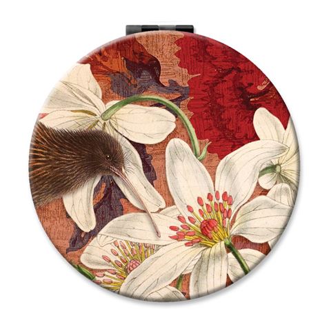 COSMETIC MIRROR - WOLFKAMP & STONE KIWI & CLEMATIS