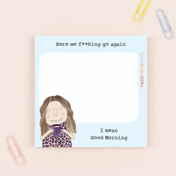 ROSIE MADE A THING MINI STICKY JOT - Here We Go