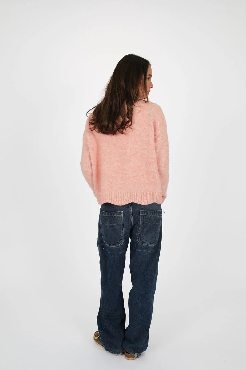TITCHIE SCALLOP JUMPER - Peach