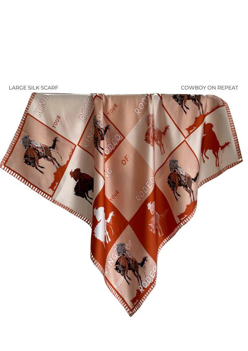 FAR MER BY WHITNEY COTTON BANDANA - COWBOY ON REPEAT