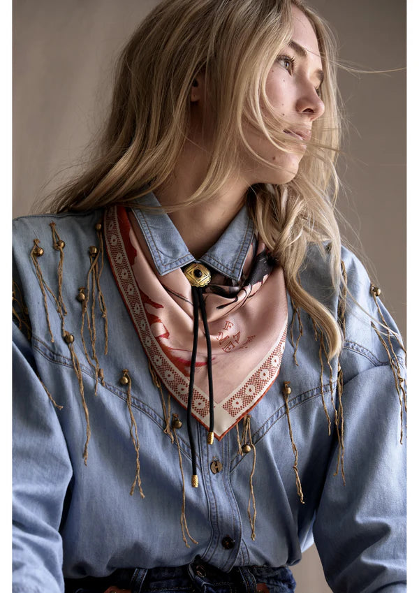 FAR MER BY WHITNEY COTTON BANDANA - KING OF RODEO