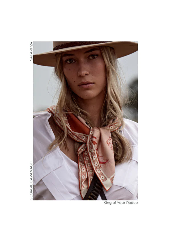 FAR MER BY WHITNEY COTTON BANDANA - KING OF RODEO