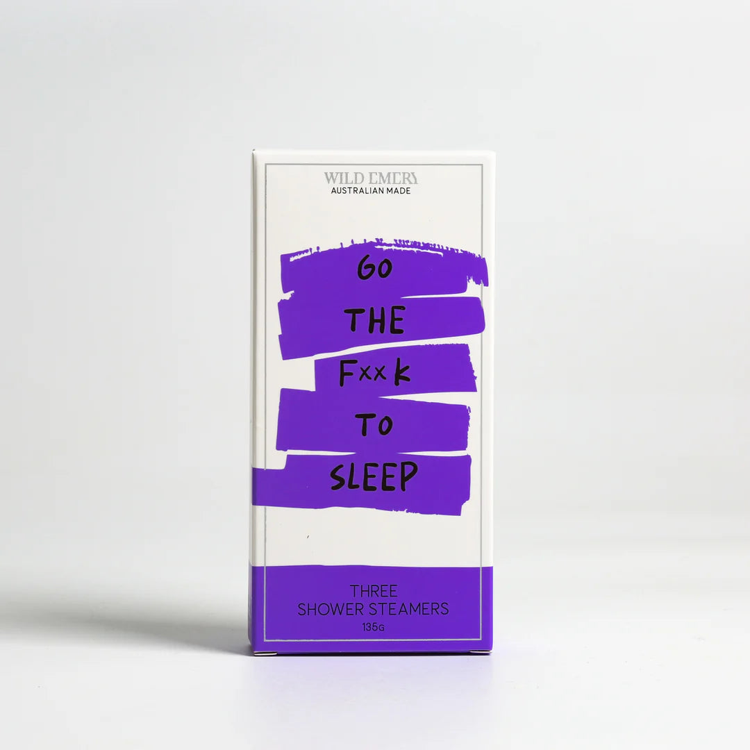 WILD EMERY THREE SHOWER STEAMERS - GO THE FxxK TO SLEEP