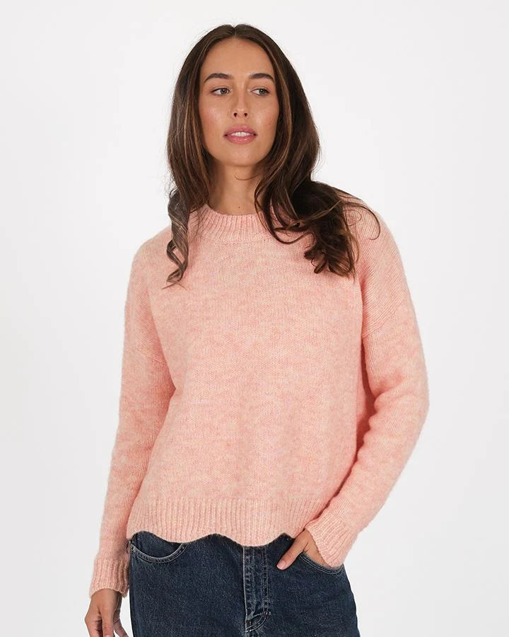 TITCHIE SCALLOP JUMPER - Peach