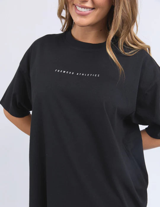 FOXWOOD Captain Tee Washed Black