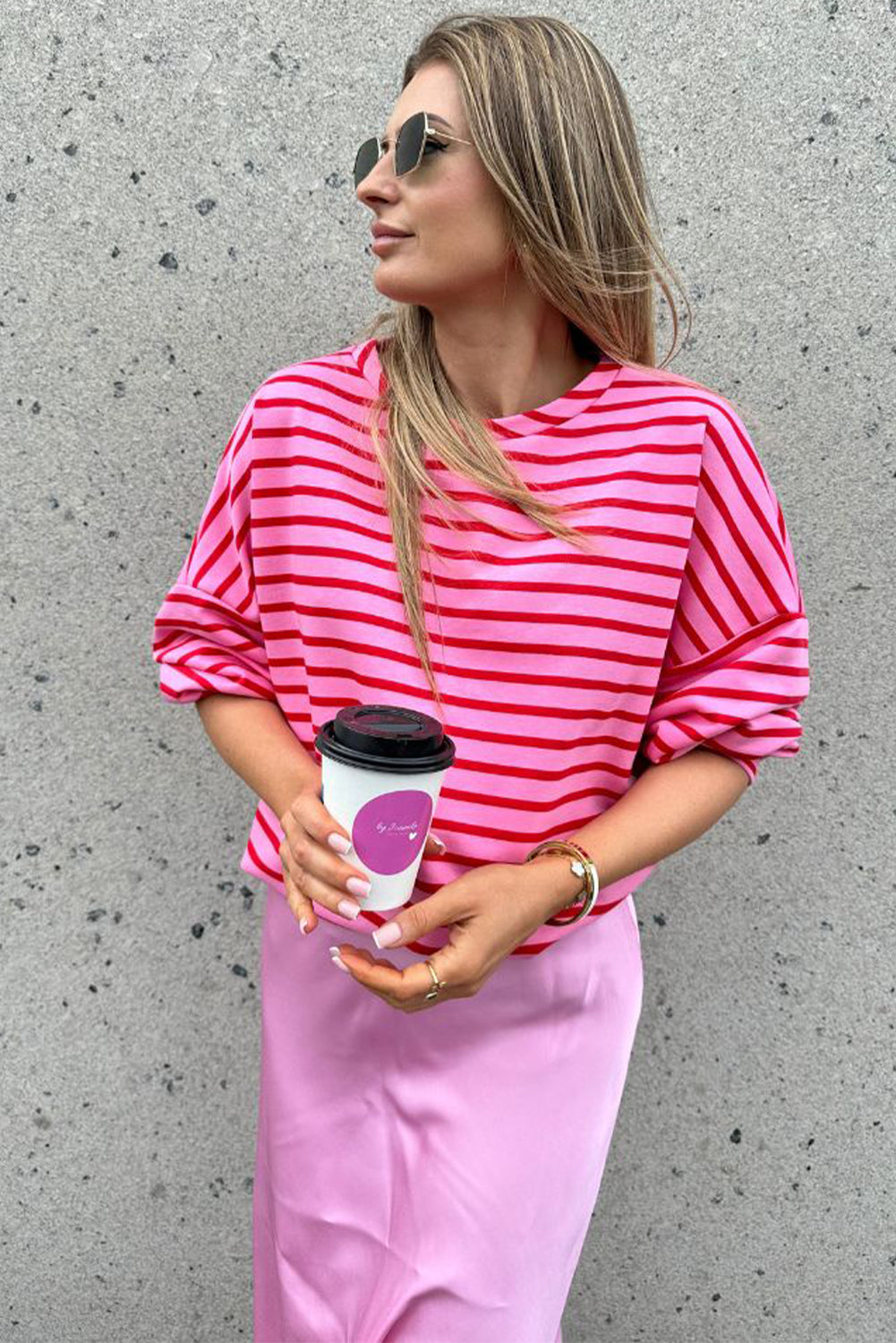 PRICKLE & POLLY - Candy Stripe Sweatshirt