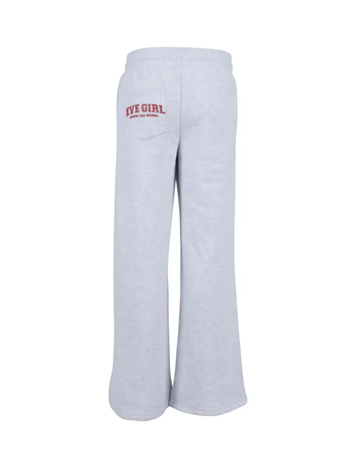 EVE GIRL ACADEMY FLARE TRACKPANT - Grey