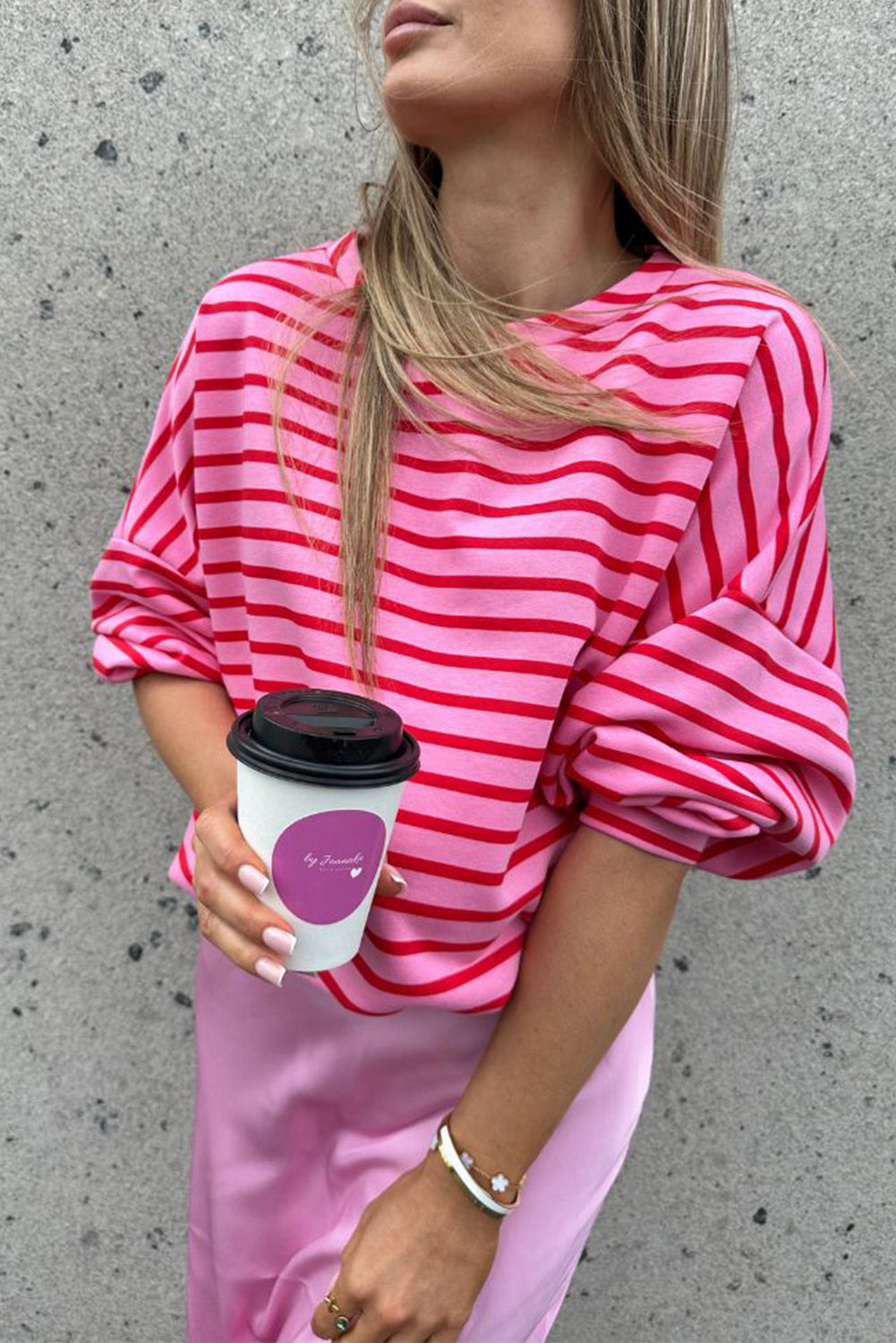 PRICKLE & POLLY - Candy Stripe Sweatshirt