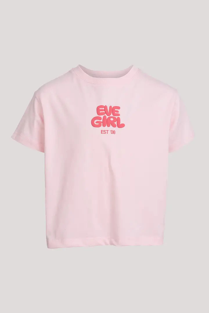 EVE GIRL SPORTS CLUB TEE - Pale Pink