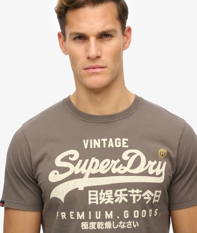 SUPERDRY WORKWEAR RELAXED TEE - Vintage Black