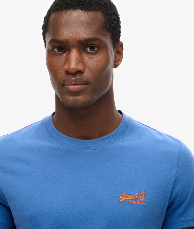 SUPERDRY ESSENTIAL LOGO TEE - Monaco Blue