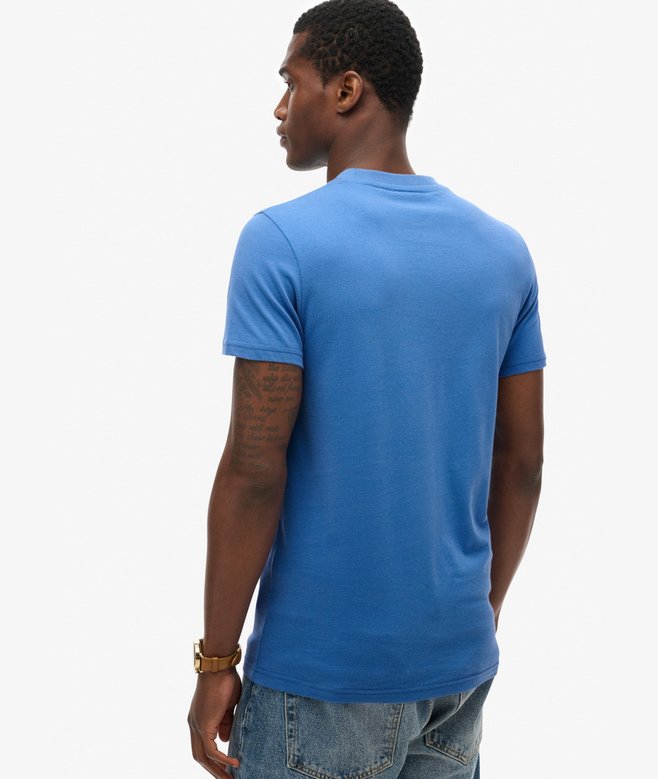 SUPERDRY ESSENTIAL LOGO TEE - Monaco Blue