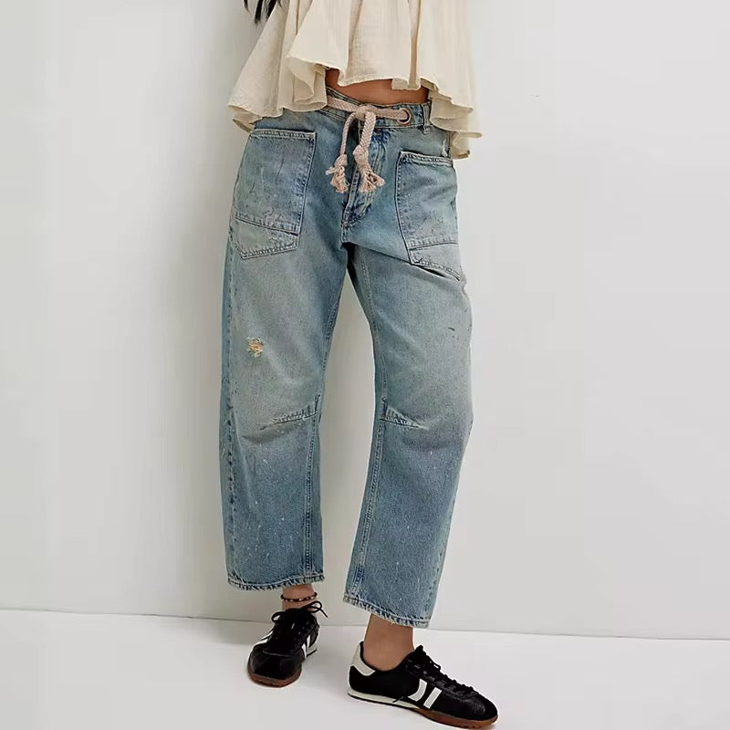 PRICKLE & POLLY - Rocker Barrel Jeans