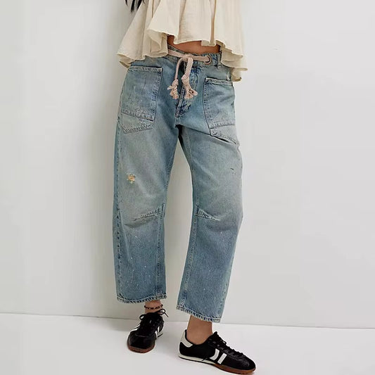 PRICKLE & POLLY - Rocker Barrel Jeans
