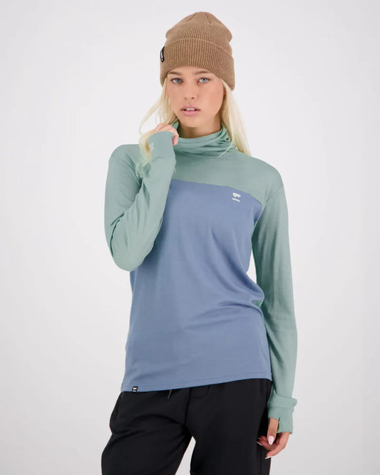 MONS ROYALE WOMENS YOTEI BF HIGH NECK -