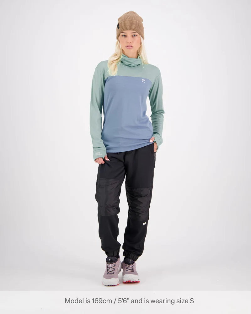MONS ROYALE WOMENS YOTEI BF HIGH NECK -