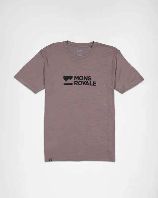 MONS ROYALE - Icon Merino Classic T-Shirt - IRON